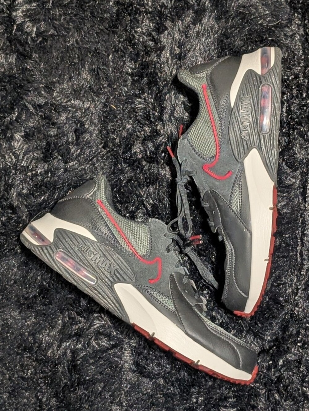 Nike Air Max Anthracite Black Red Men's Size 11 DQ3993-001